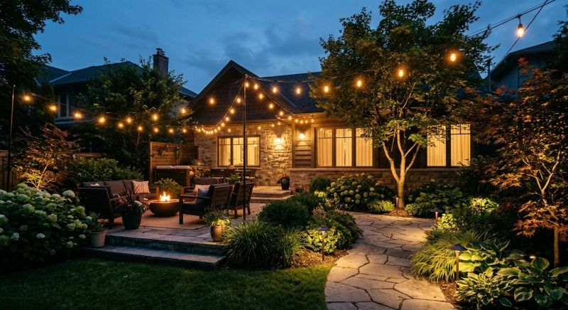 Courtyard Light Installation in Orem, UT
