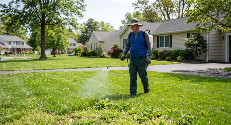 Lawn Herbicide Treatment in Rockwall, TX