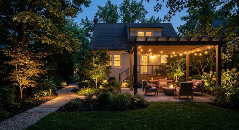 Backyard Lighting Service in Orem, UT