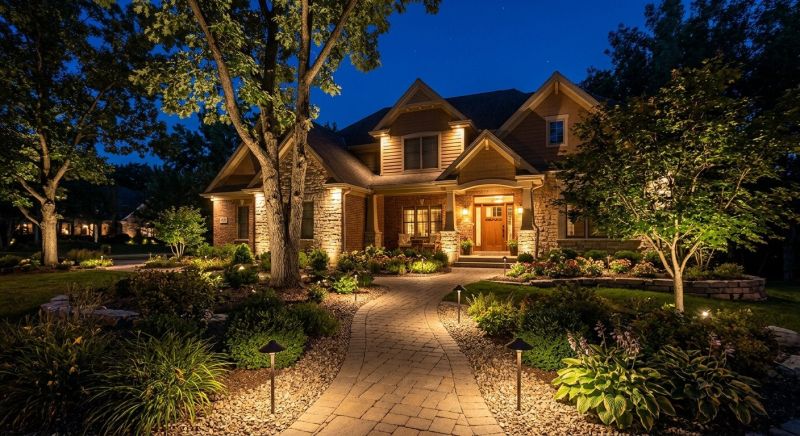 Courtyard Light Installation in Littleton, CO