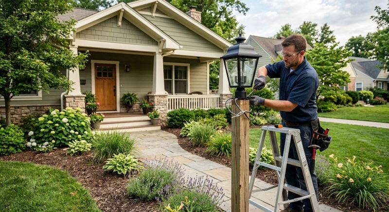 Fence Lighting Installation in Utah County, UT
