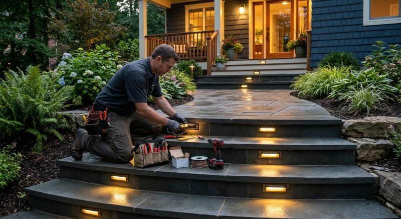 Walkway Lighting Installation in Orem, UT